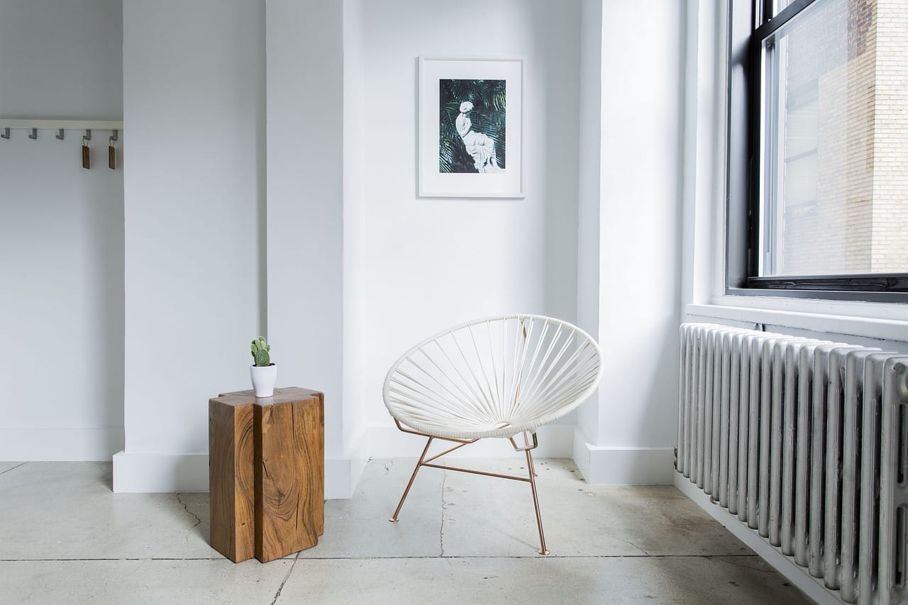North-facing light is cool and even. Warm whites stop it from looking grey.