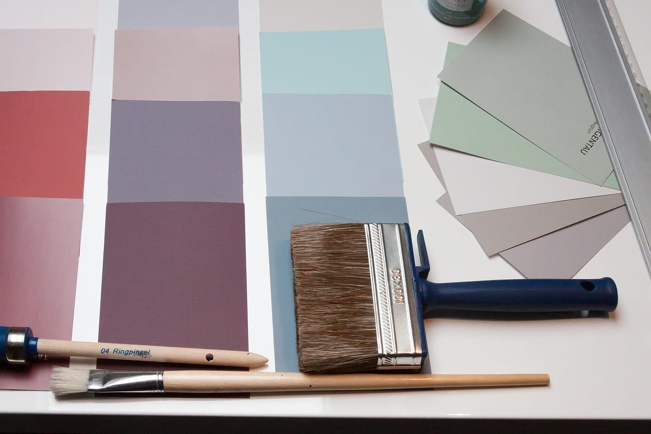 Paint large boards, not small patches. A patch on the old colour is always misleading.